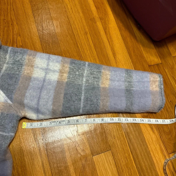 NWOT ZARA wool blend oversized purple shacket - Picture 8 of 8